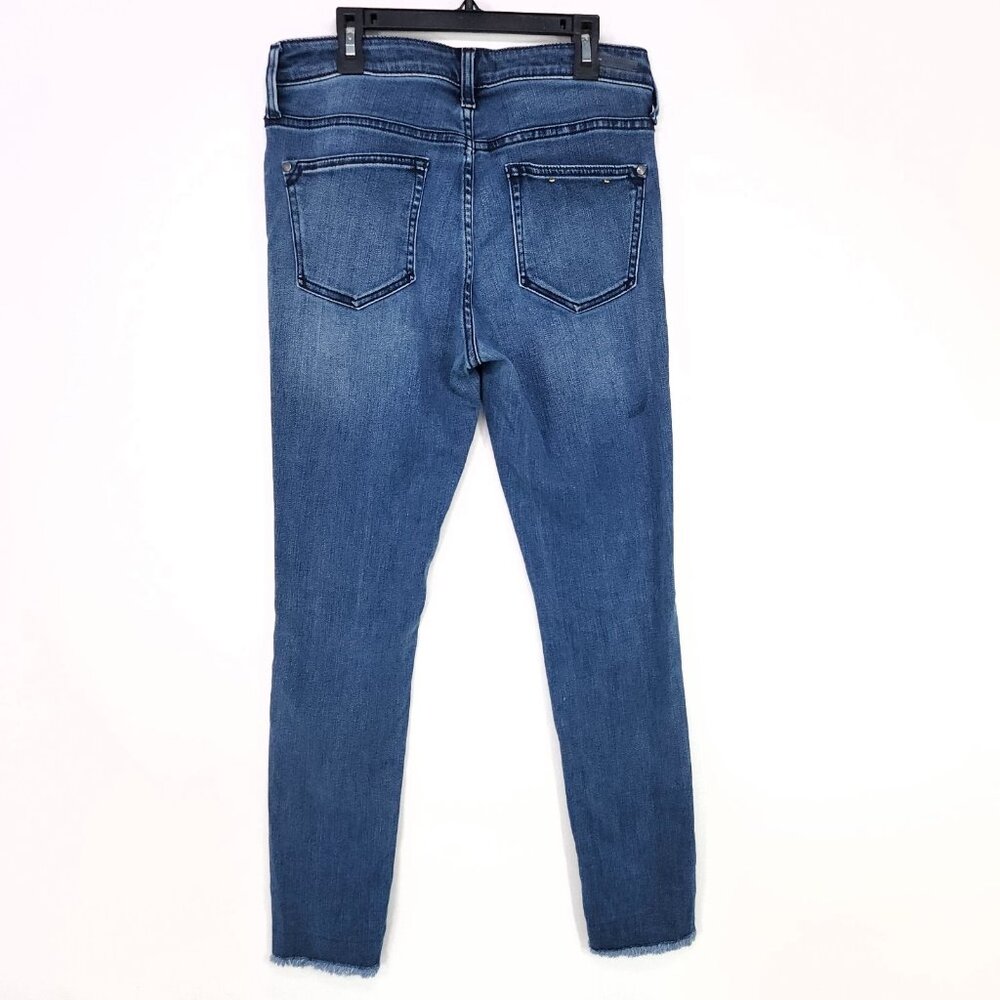 Pilcro & The Letterpress Jeans Women's 28 Script Skinny Frayed Hem - Picture 2 of 15